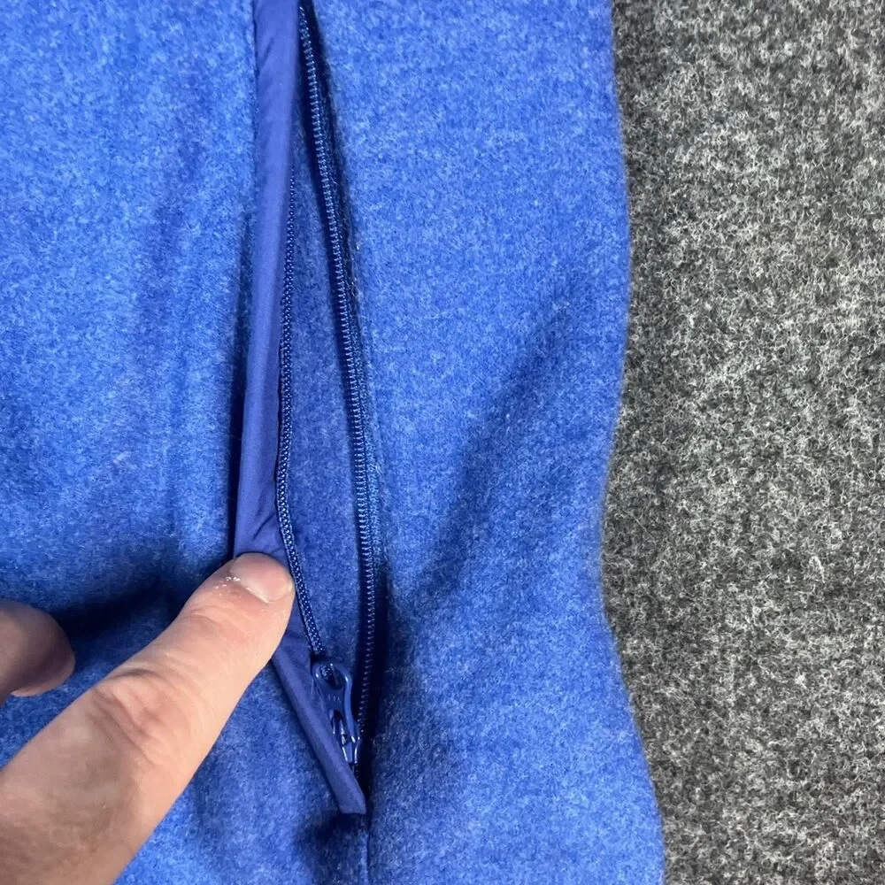 DONALD ROSS Sport Golf Full Zip Fleece Performance Jacket Blue Men’s Size L